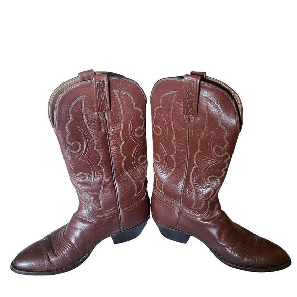 Lucchese Shoes Lucchese Western Cowboys Boots Sz 75 Boot Leather